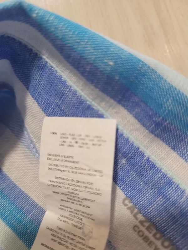Calzedonia рубашка туника  оверсайз из тончайшего льна