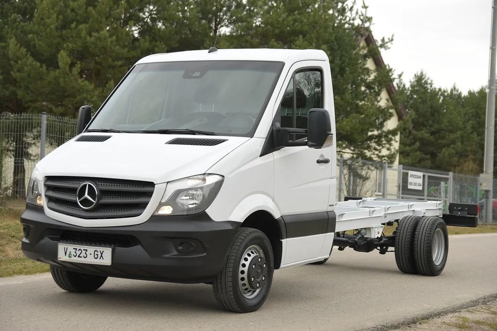 Mercedes-Benz SPRINTER=514=CDi=RAMA=4.30M=AUTOMAT=7G  oRyGiNaŁ / NAVIGACJA / Klima / 7G TRONIC / Kontener / Wywrotka /IMPORT