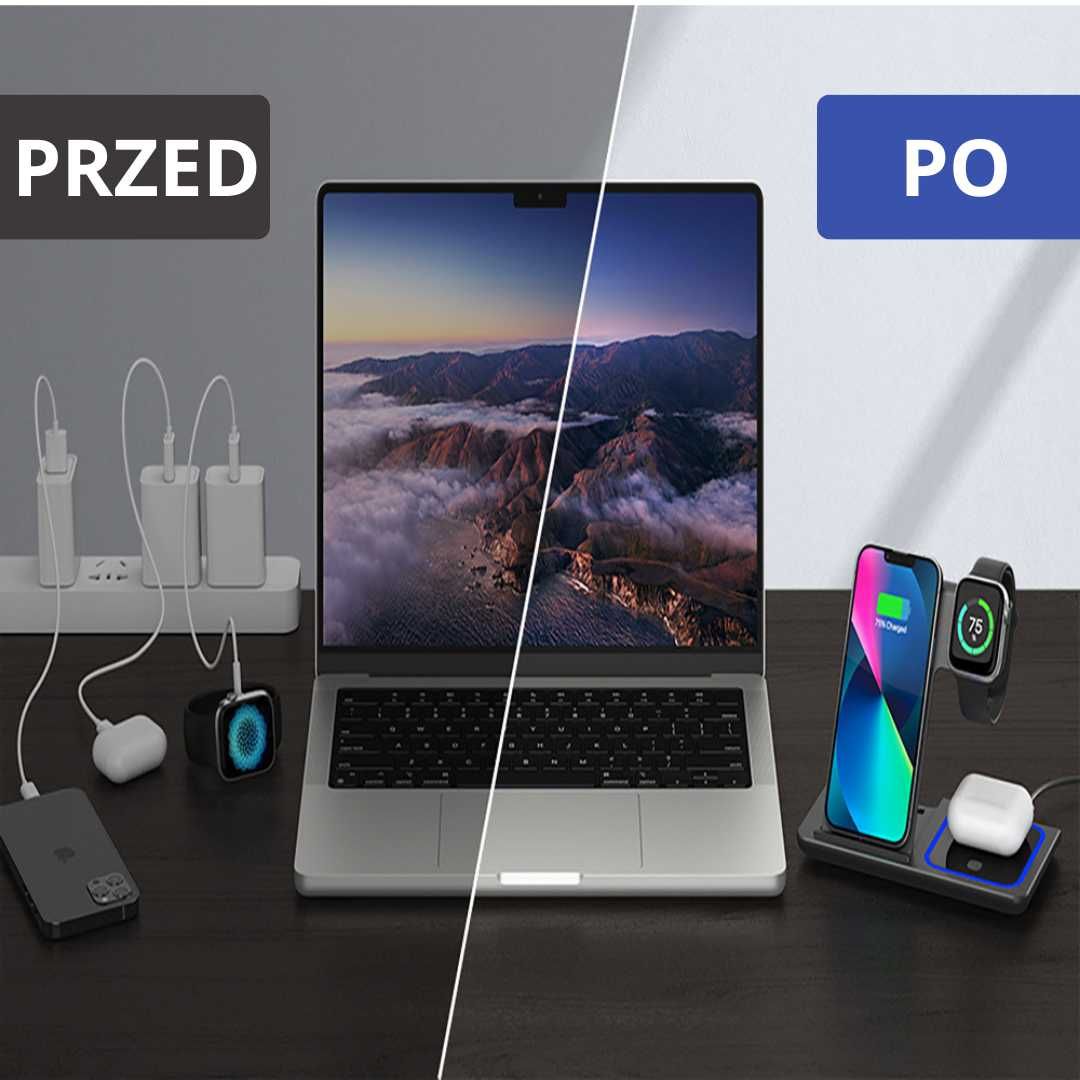 Ładowarka do iPhone /AirPods/Watch Apple