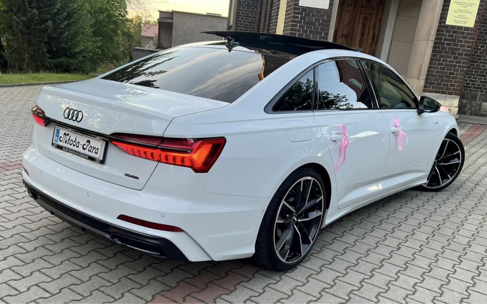 Samochód Auto do ślubu Wynajem Audi a6 c8