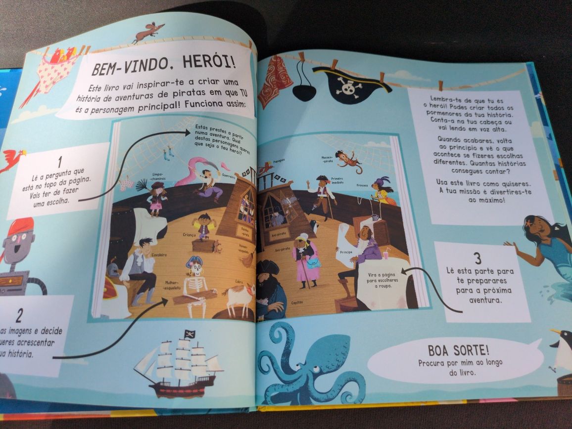 O Herói és tu! Aventuras com os Piratas de Lily Murray