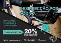 Higienização/Desinfecção por Ozono - Interior Automóvel