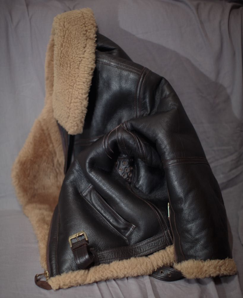 Лётная зимняя куртка Irvin Sheepskin Flying Jacket Original овчина UK