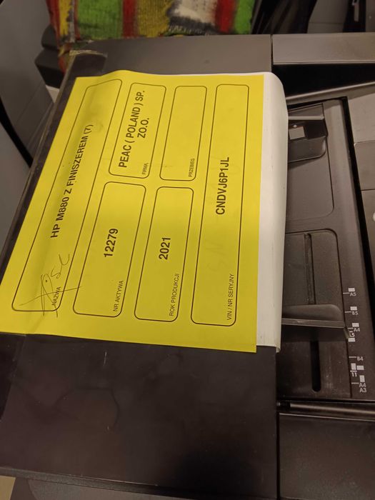 Drukarka HP M880 Z Finiszerem - Gratis