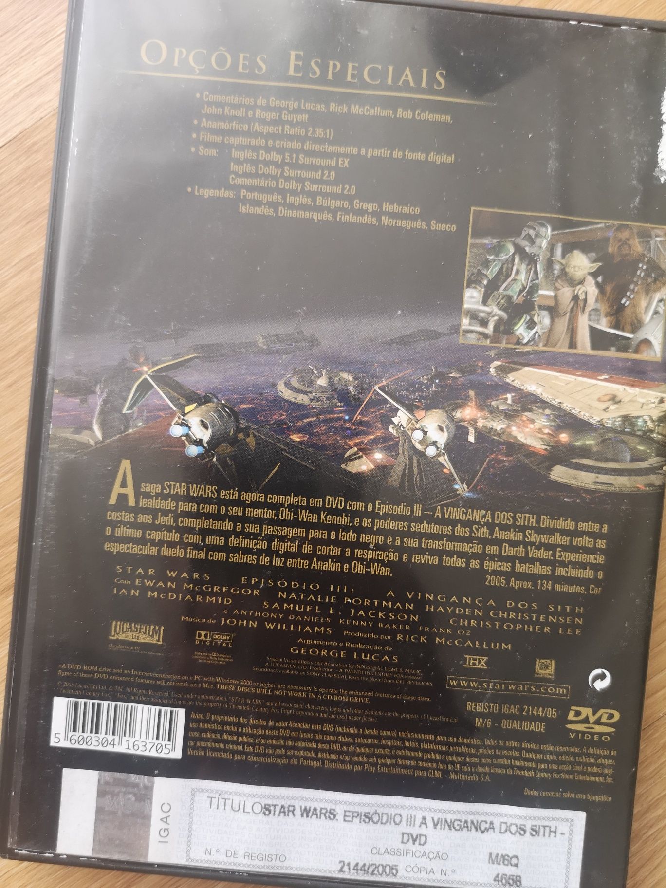 Star Wars III DVD