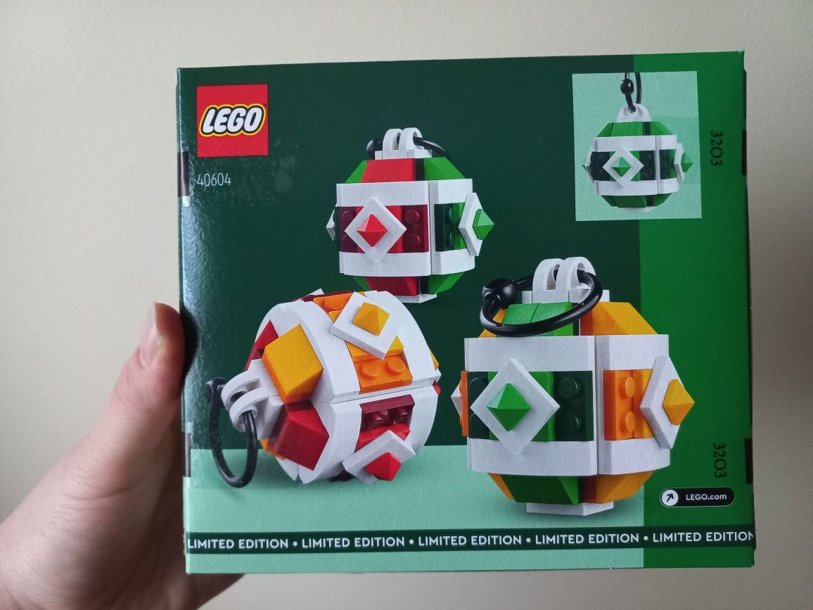 Lego 40604 Świąteczne dekoracje - bombki na choinkę
