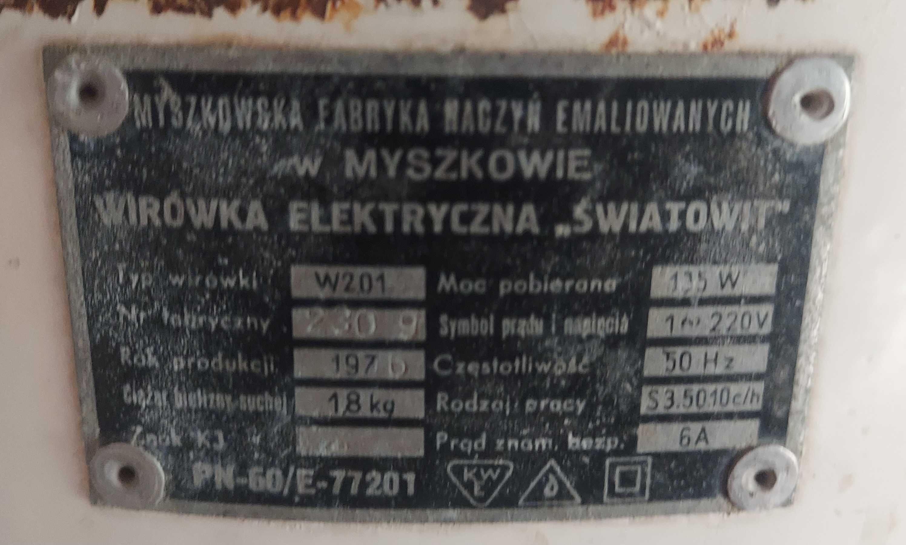 Wirówka elektryczna Światowit