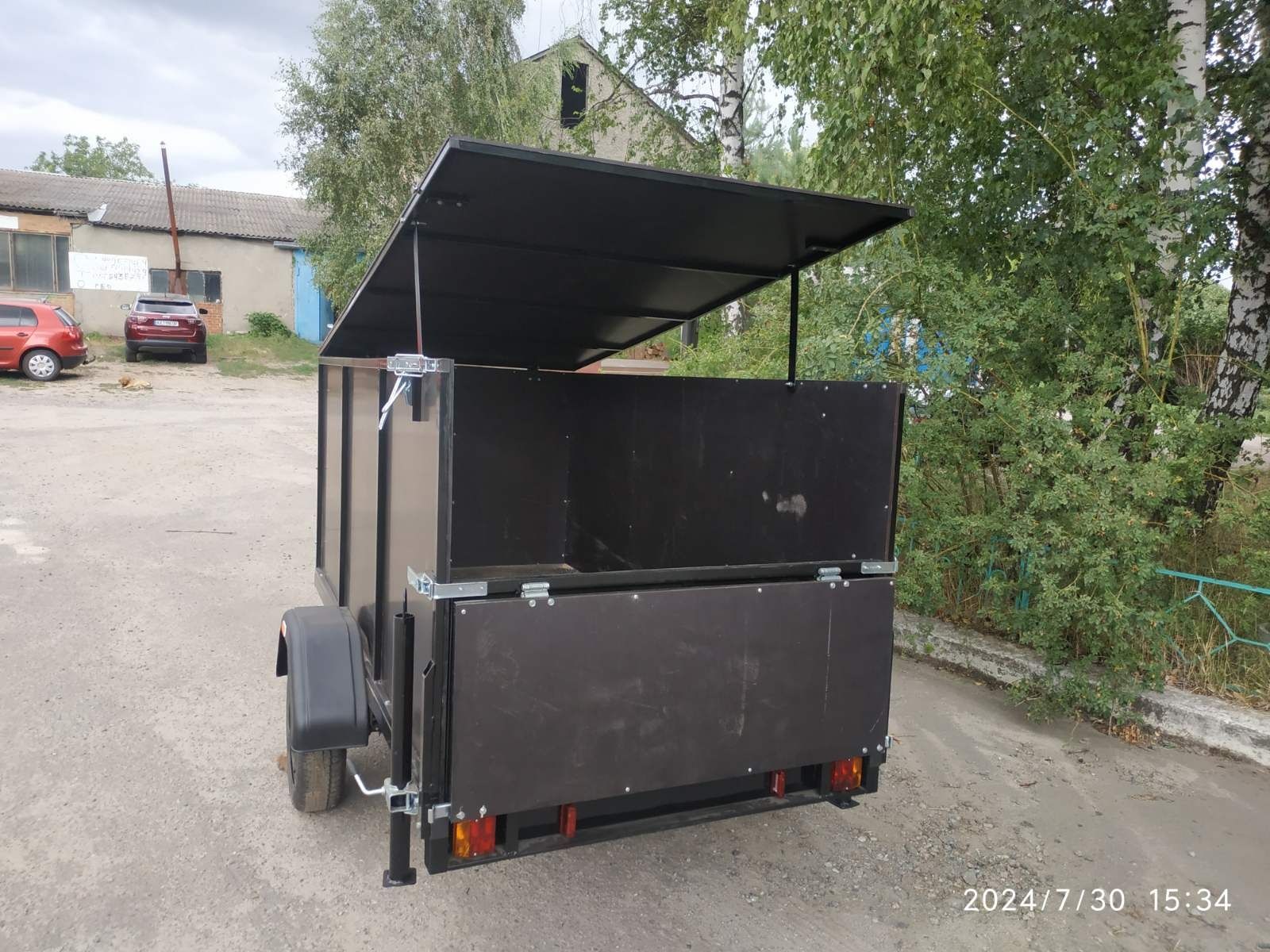 Спец причеп , фургон 2,5 *1,2*1  1осн