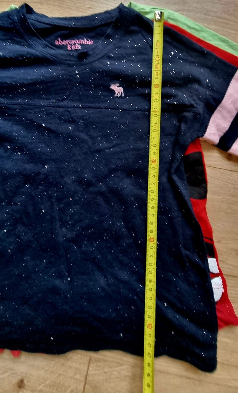 Bluzka świąteczna myszka Minnie 7 8 Abercrombie koszula rękawe 122 128