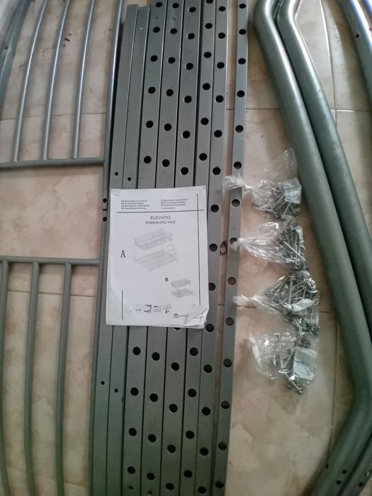 Beliche metal cinzento