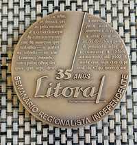 Medalha dos 35 anos do Jornal Litoral (1954/89)