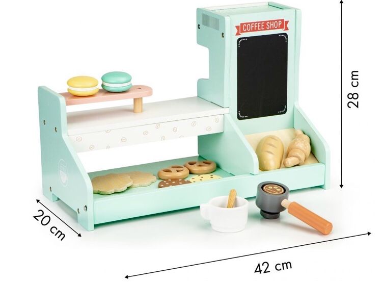 Drewniana Kuchnia Sklep Cukiernia Zabawkowa Dla Dzieci Na Prezent