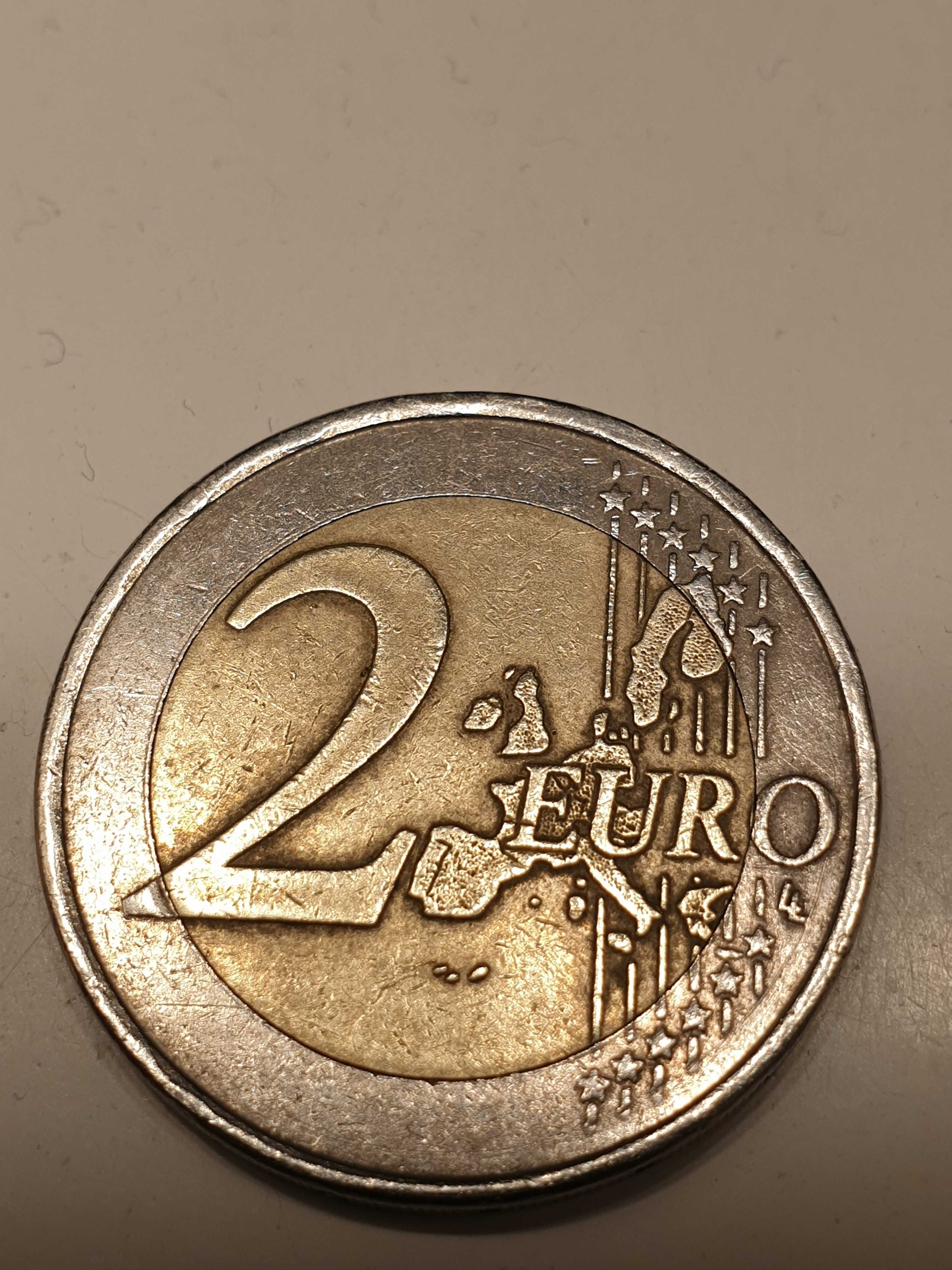 Moeda 2 euros Grécia 2002 com erros