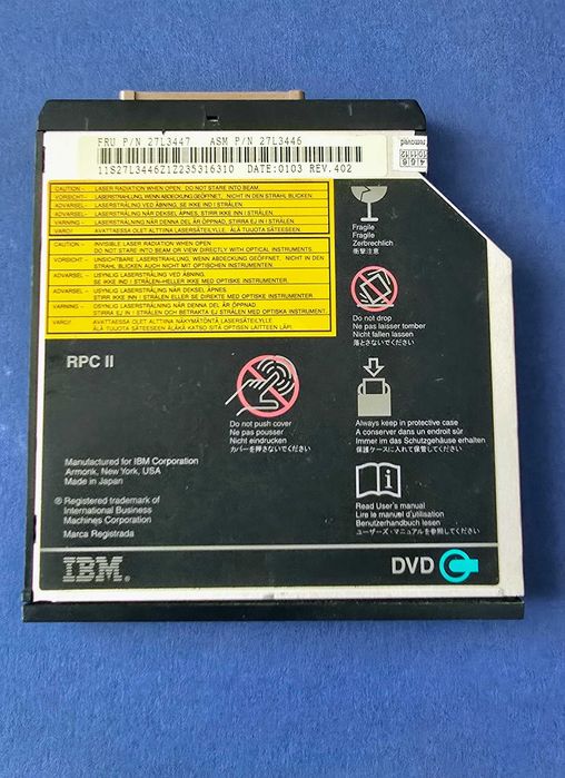 CD, DVD, FDD (дисковод) приводи для IBM Thinkpad A, HP Omnibook 6100