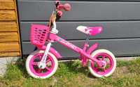 Rowerek biegowy dla dziewczynki.