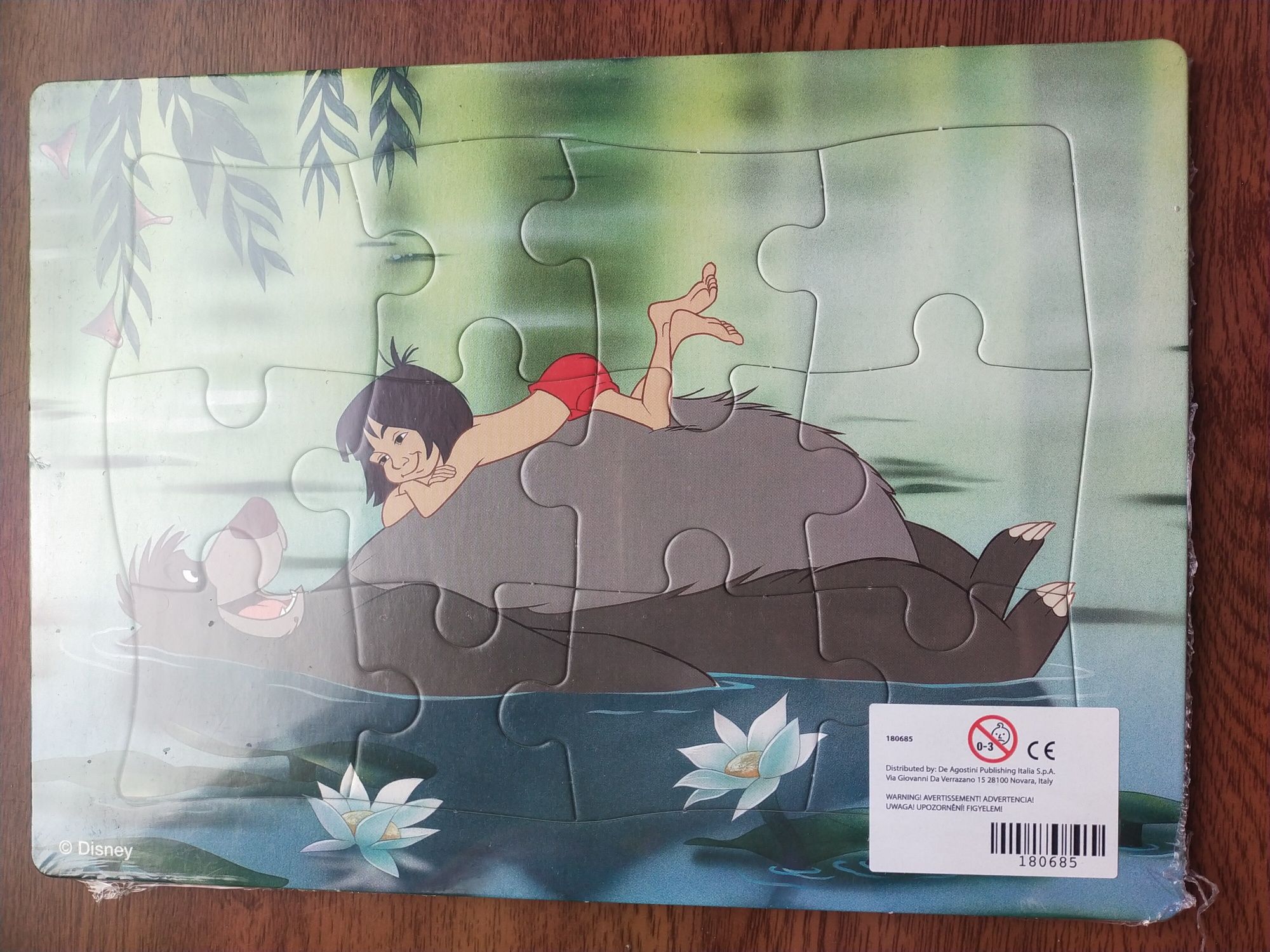 Puzzle ramkowe 2w1 Disney 2x12 elementów