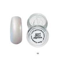 Pigment perłowy 7 ml efekt syrenki pył srebrno-kredowobiały / Bass Cos