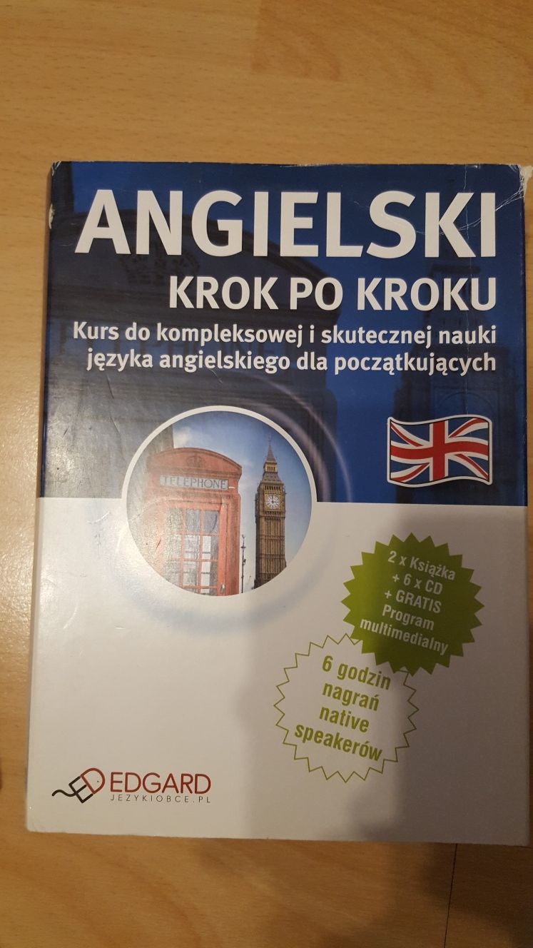 Język angielski Krok po kroku 5x CD, 1xMP3 oraz 2 książki, kurs