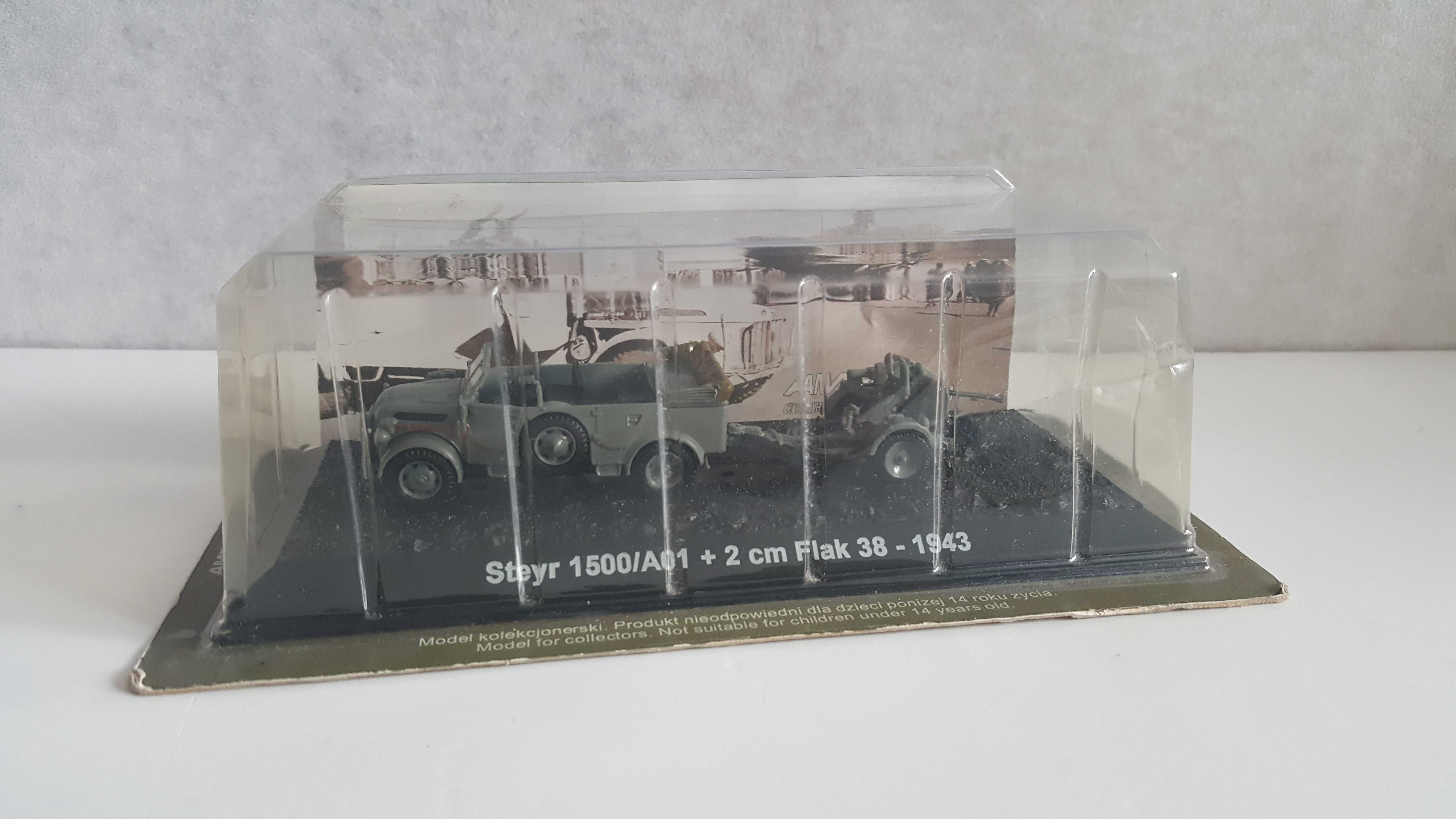 Steyr 1500/A01 skala 1:72 - czołgi, pojazdy wojskowe, wozy bojowe
