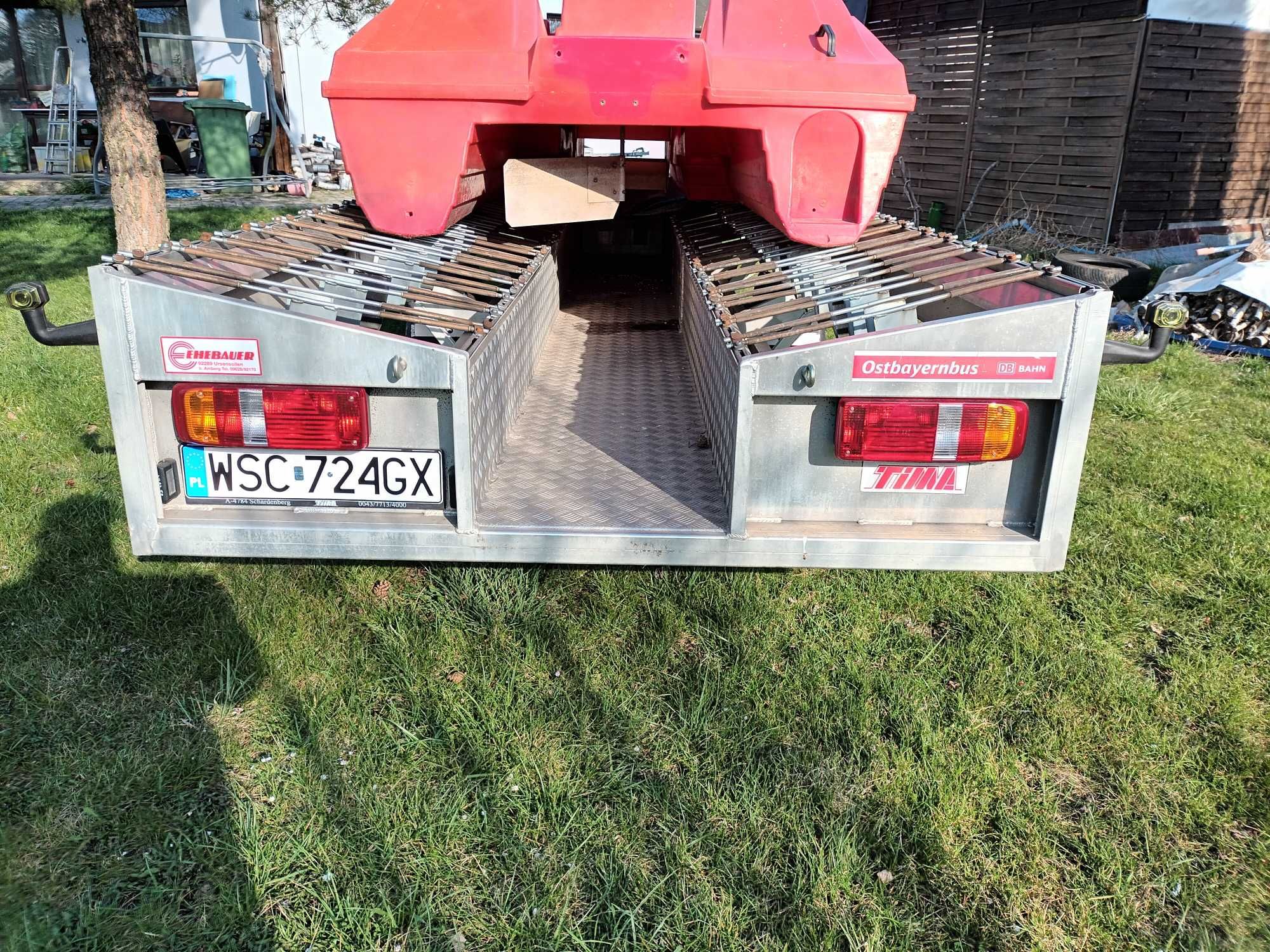Przyczepa aluminiowa do przewozu rowerów TIMA