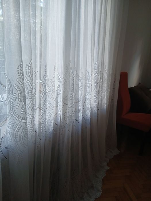 Duża firanka  380 cm po zmarszczeniu x240   cm