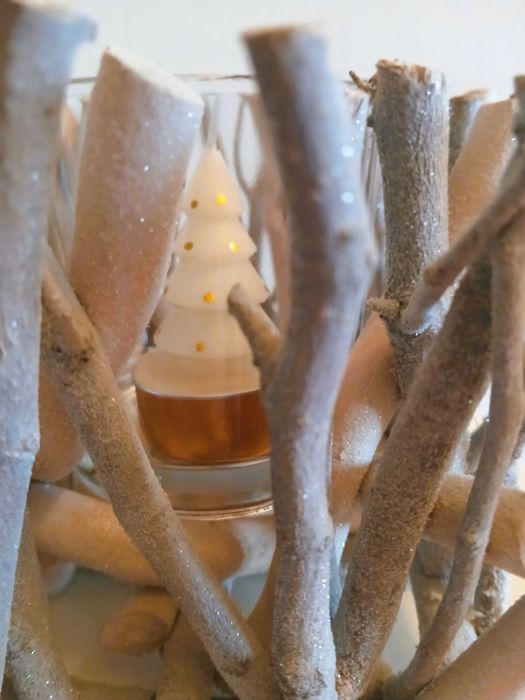 świecznik rustykalny ozdobny