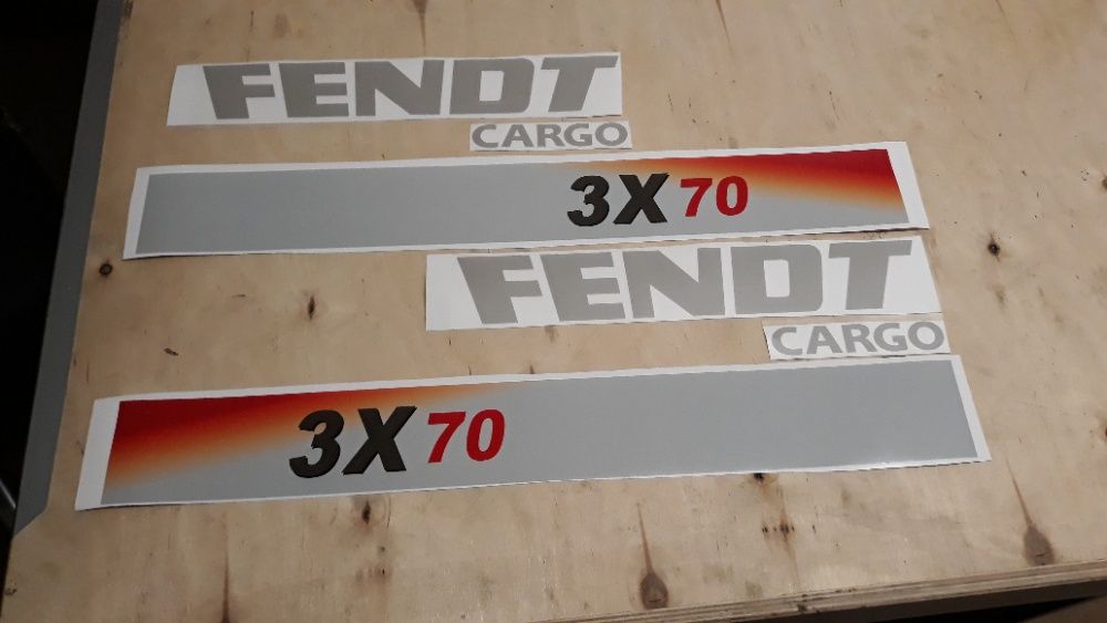 NAKLEJKI Ładowacz czołowy Fendt 3x70 Cargo