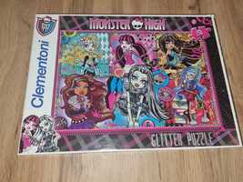 Puzzle monster high  brokatowe.