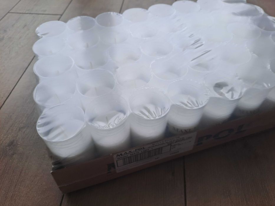 Wkłady do zniczy parafinowe 24h zestaw 20 sztuk