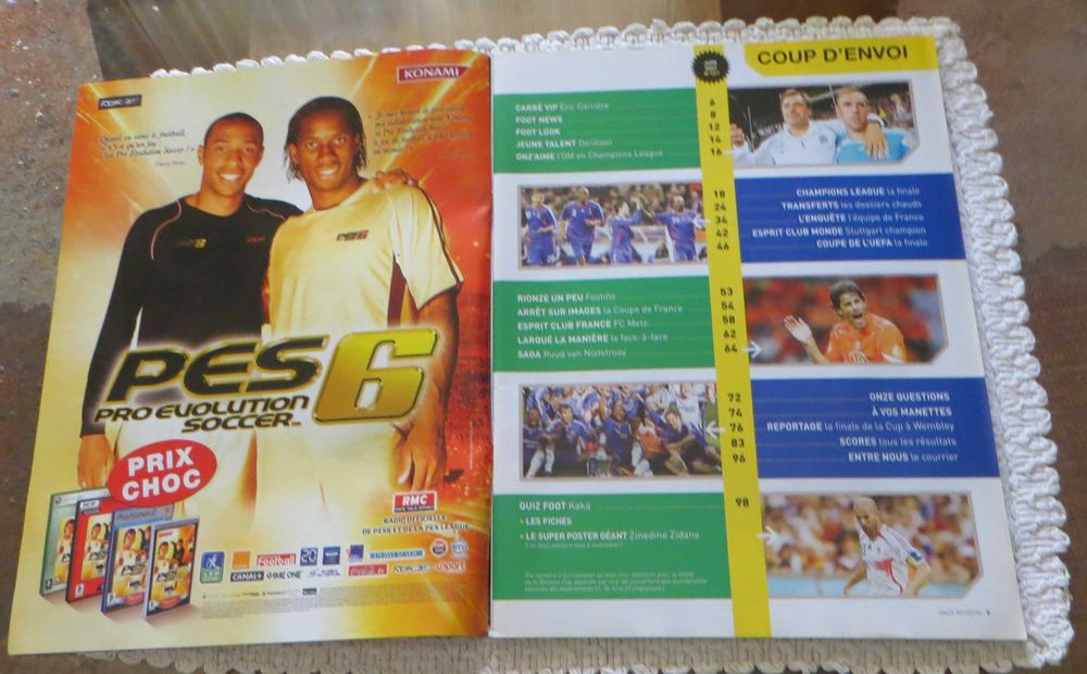 Revista Onze Mundial  - Final Champions Ligue  2007  - Inclui extras