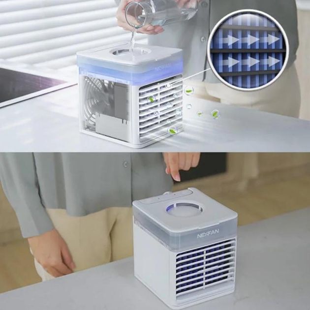 Міні-кондиціонер з LED підсвічуванням, NexFan, охолоджувач повітря