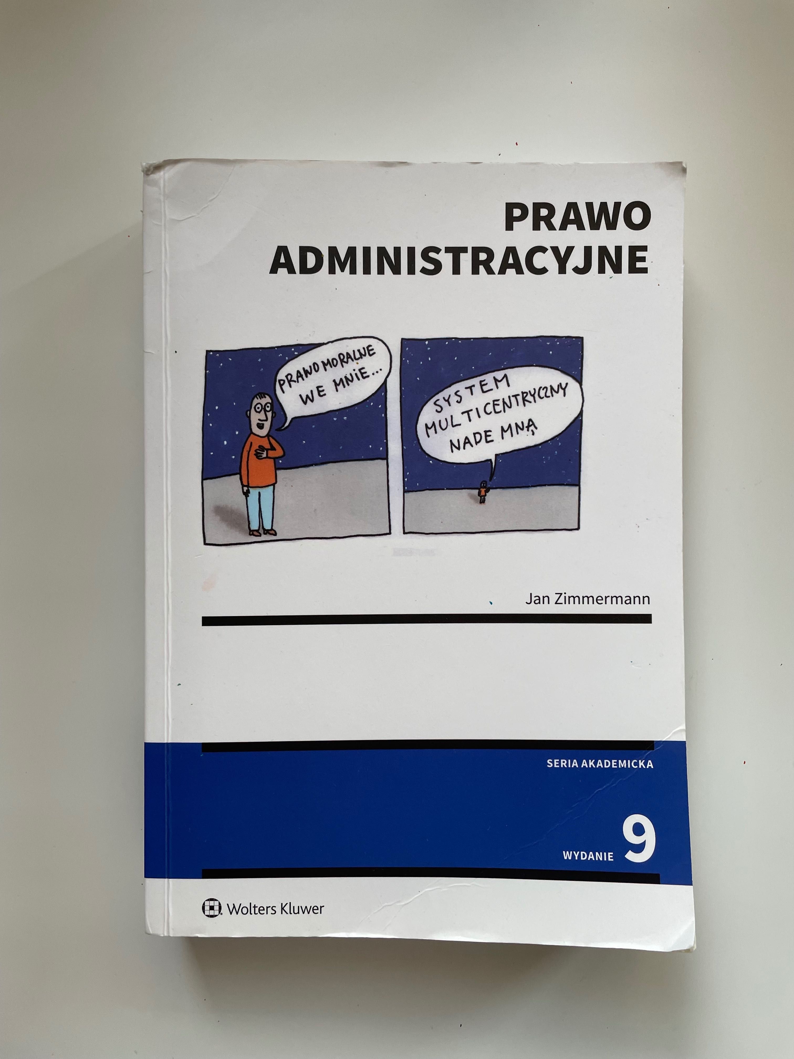 Prawo administracyjne Zimermann Książka tzw. biblia administratystów