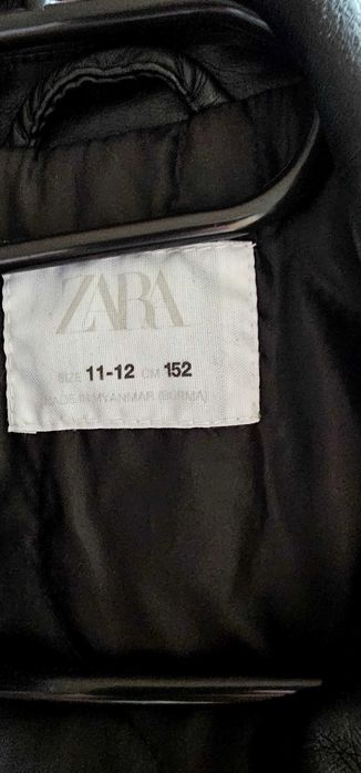 Kurtka  ZARA typu Ramoneska skóra ekologiczna 11-12 lat