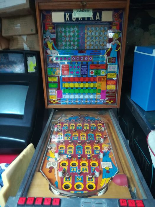 Bingo Pinball máquina jogo vintage anos 50