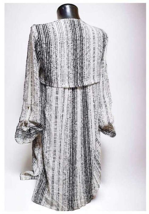 Платье рубашка в принт свободное marks&spencer с карманами