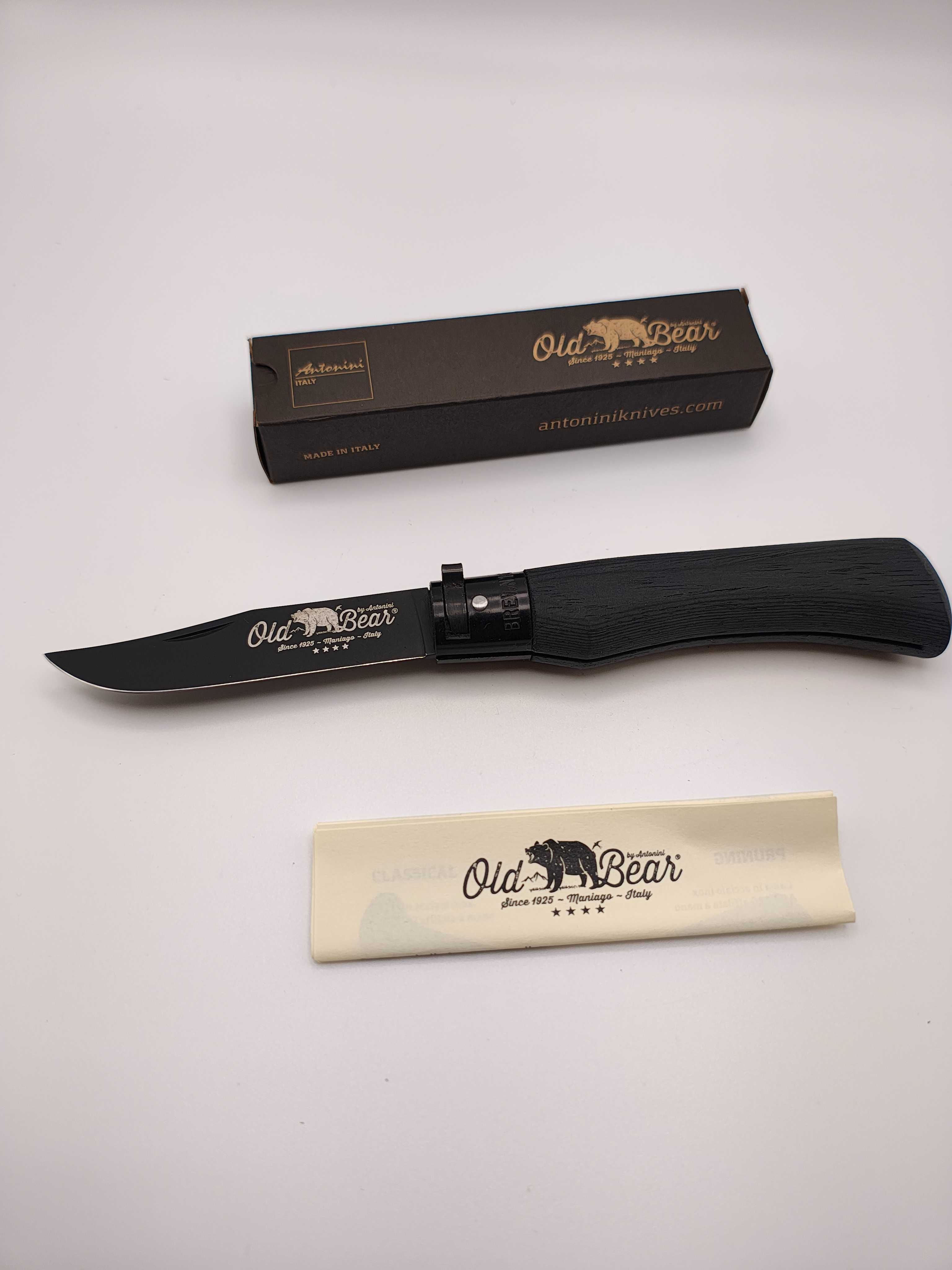 Canivete total black coroa black Old bear L