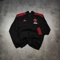 MĘSKA Bluza Rozpinana Adidas Manchester United Sportowa Piłka Nożna