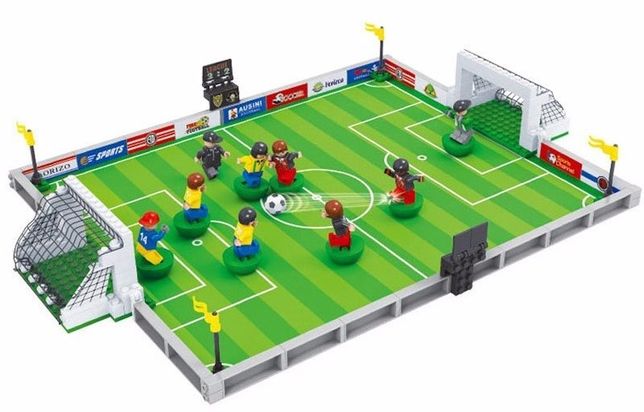 Klocki Lego Piłka nożna Soccer 9 ludzików Boisko SuSenGo NOWE UNIKAT