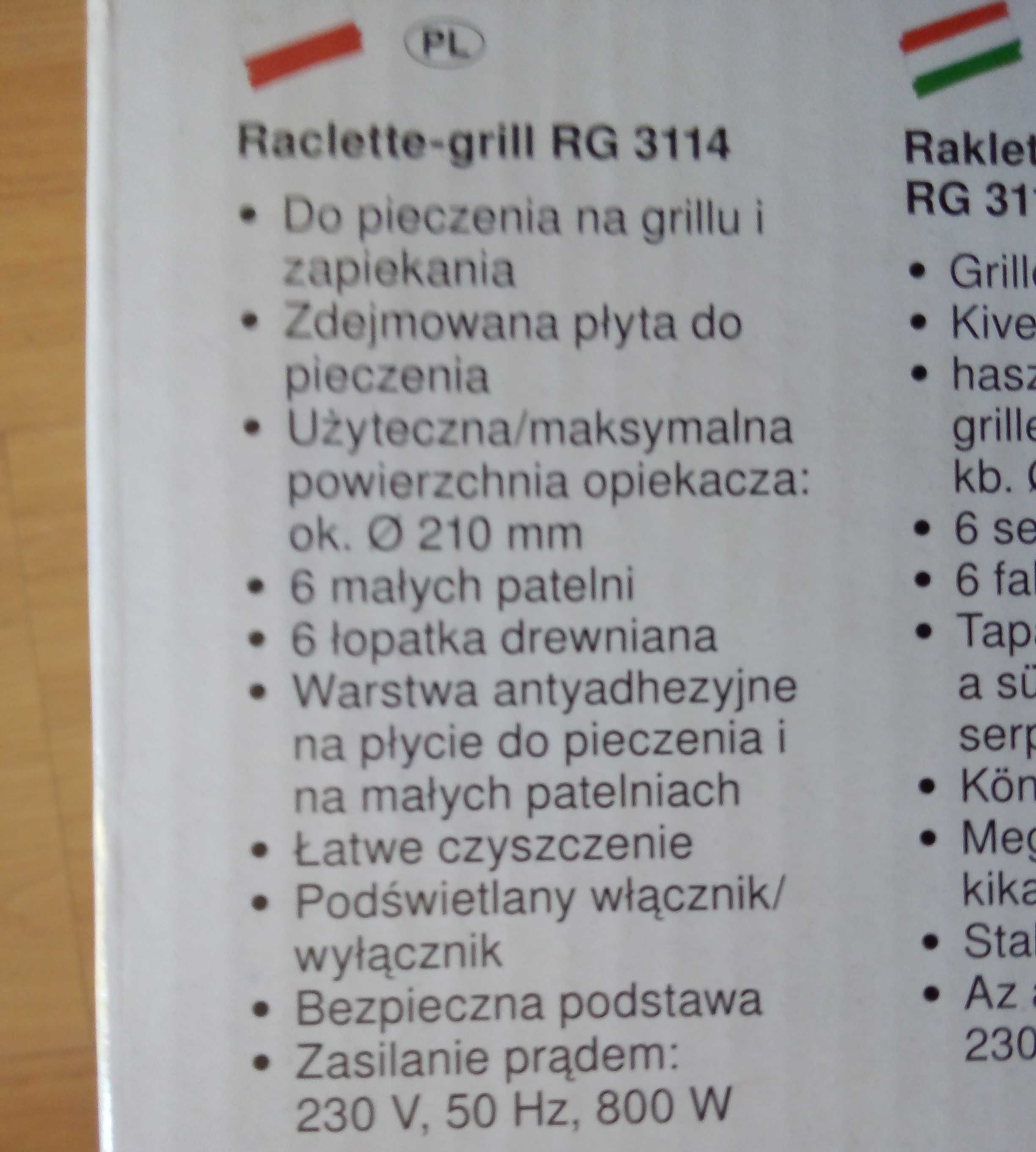 Grill elektryczny  czarny 800 W