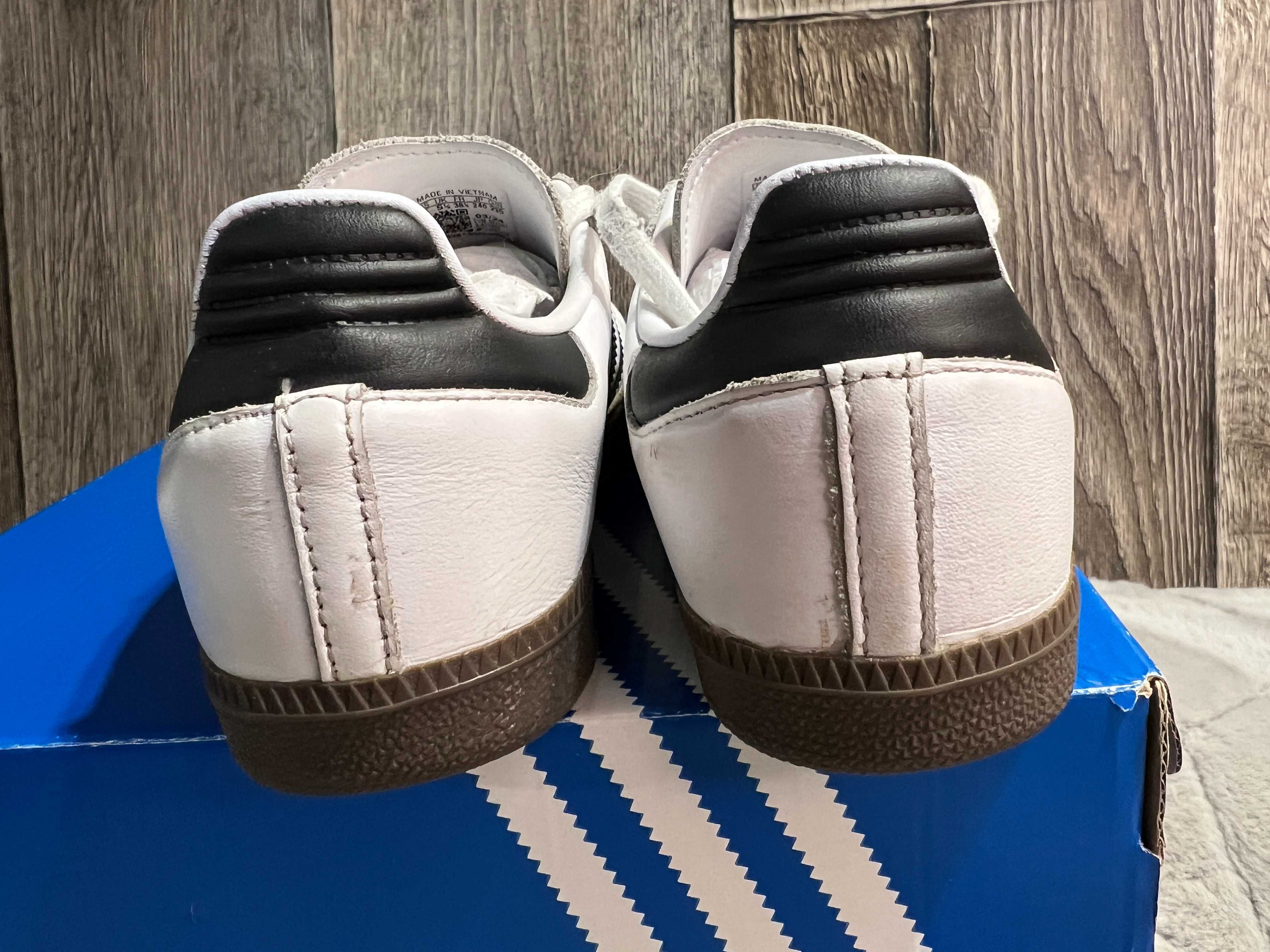 Białe buty Adidas Samba 38,5