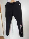 Czarne legginsy/getry  marki Champion r. 140 (9/10 lat)