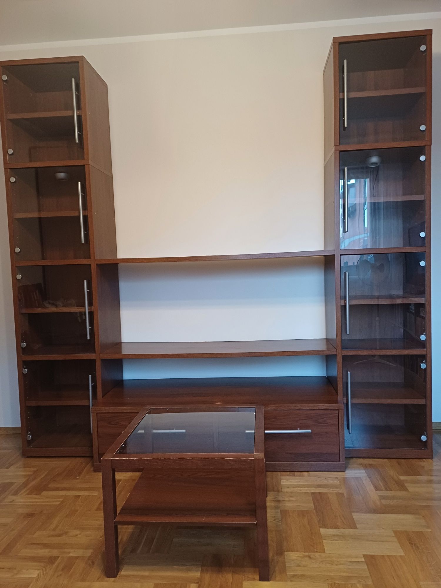 Meblościanka  i stolik kawowy