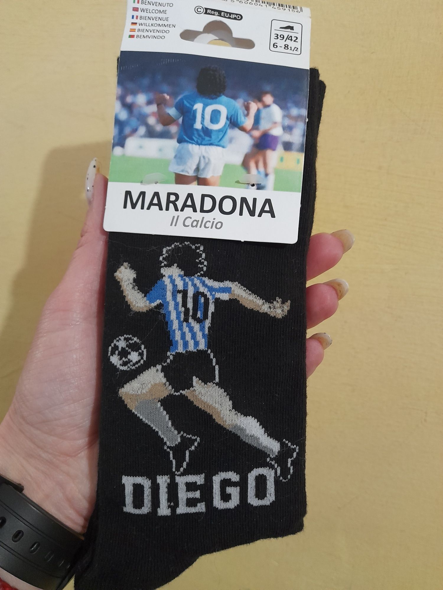 Нові чоловічі спортивні шкарпетки Diego Maradona