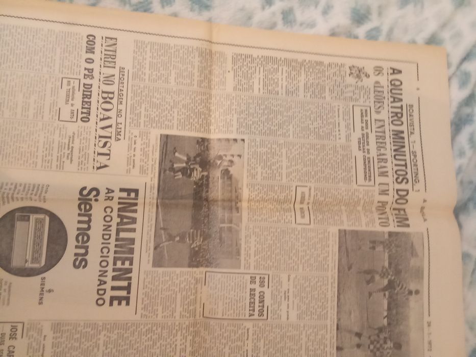 A Bola jornal 24 janeiro 1972