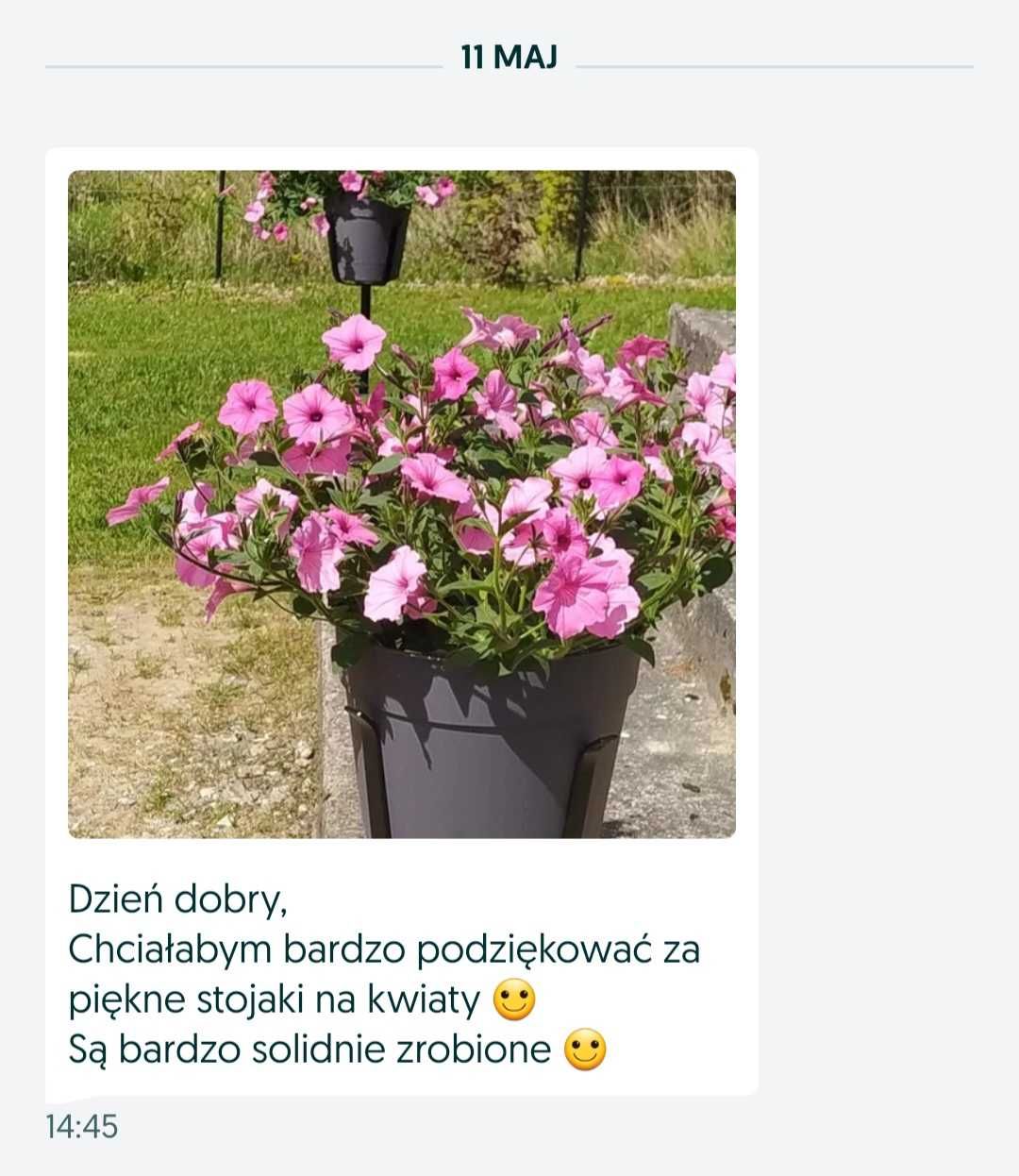 Solidny stojak na kwiaty, kwietnik