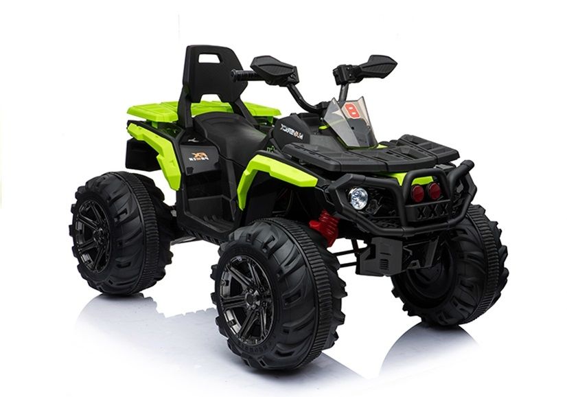 Mega Duży QUAD koła EVA SKÓRA Amotyzatory 180Watt Zielony 4x4