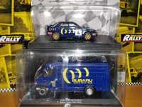 Lote Subaru Impreza + Mercedes Benz assistência Rally 1:43