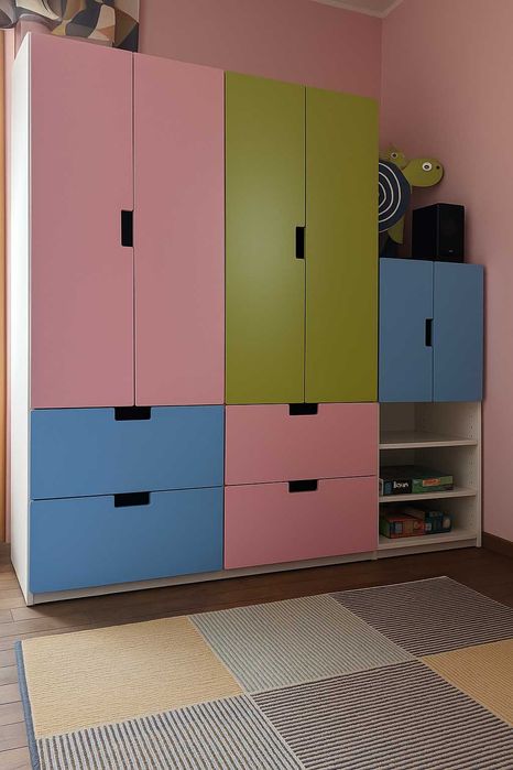 Szafa modułowa MEBLE dziecięce IKEA (STUVA) - pełne wyposażenie pokoju