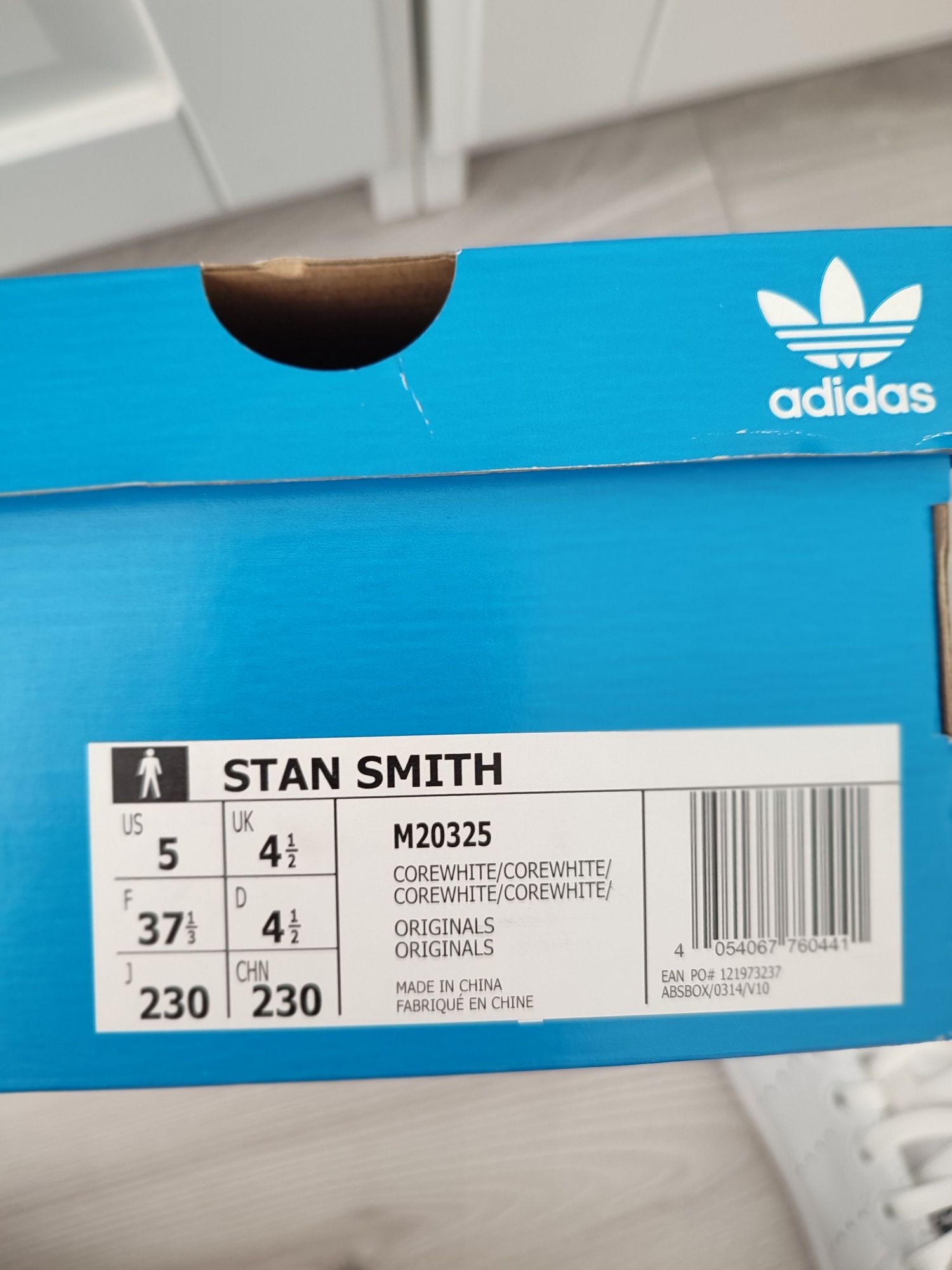 Adidas Stan Smith Damskie 37 1/3 buty białe sportowe