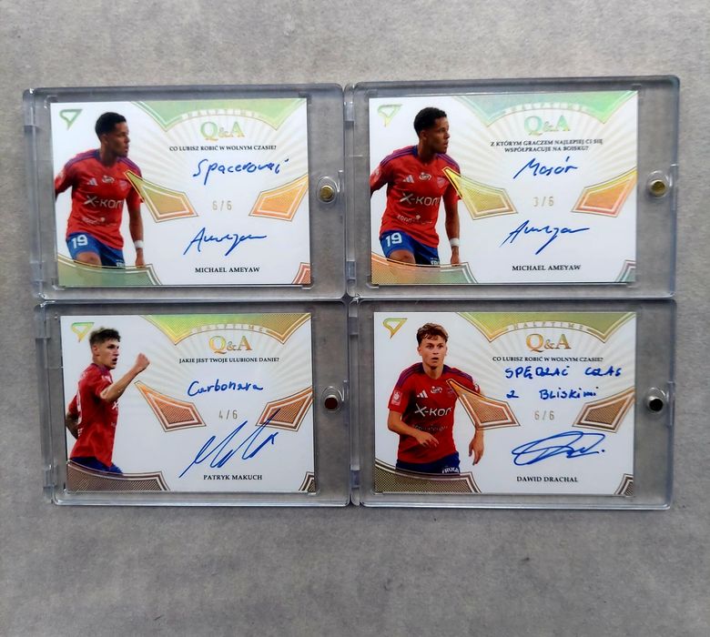 Zestaw kart Ekstraklasa Sportzoo Half-Time - Q&A Raków Częstochowa